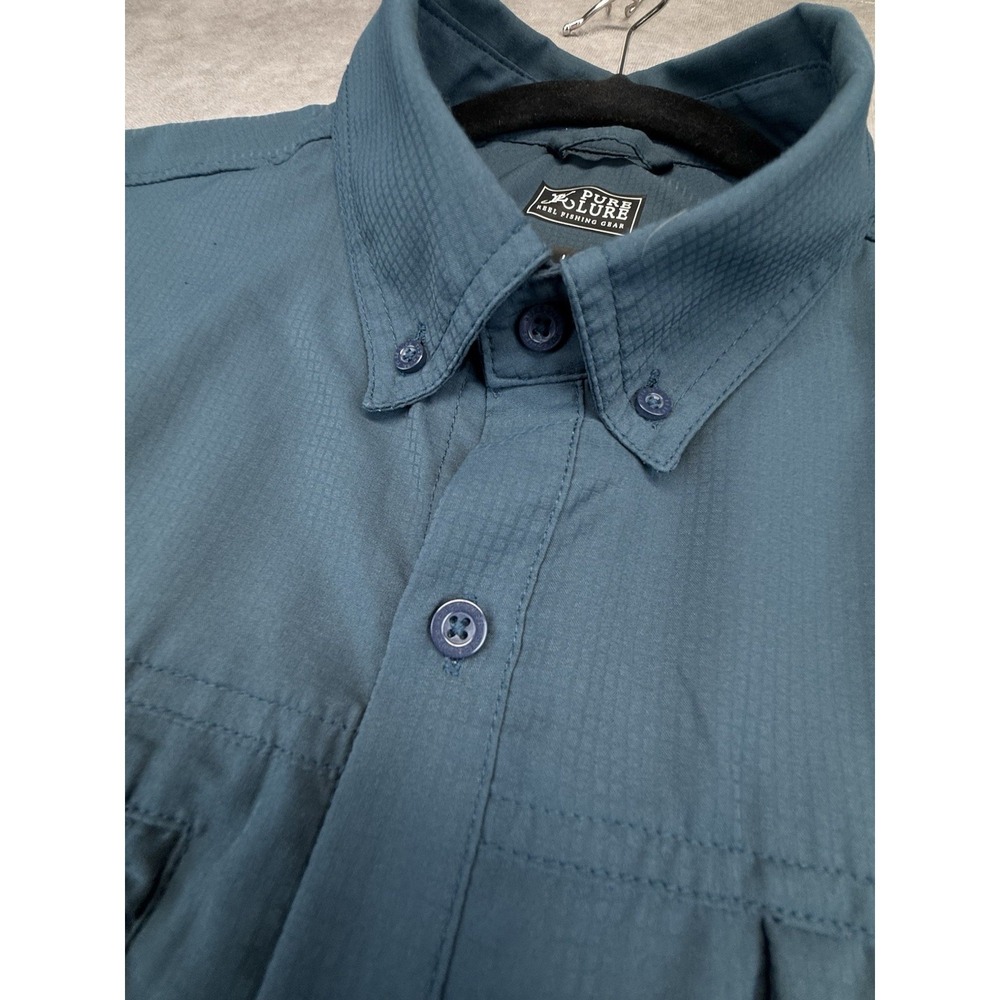 Pure Lure Fishing Shirts Mens L Lot 2 Performance Vented Outdoor Button Down - Picture 8 of 15